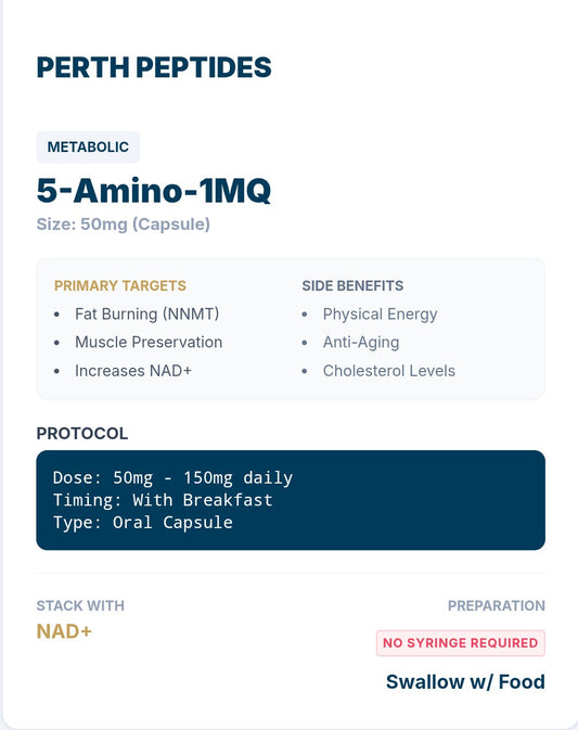 Perth Peptides 5-amino-1mq 50mg